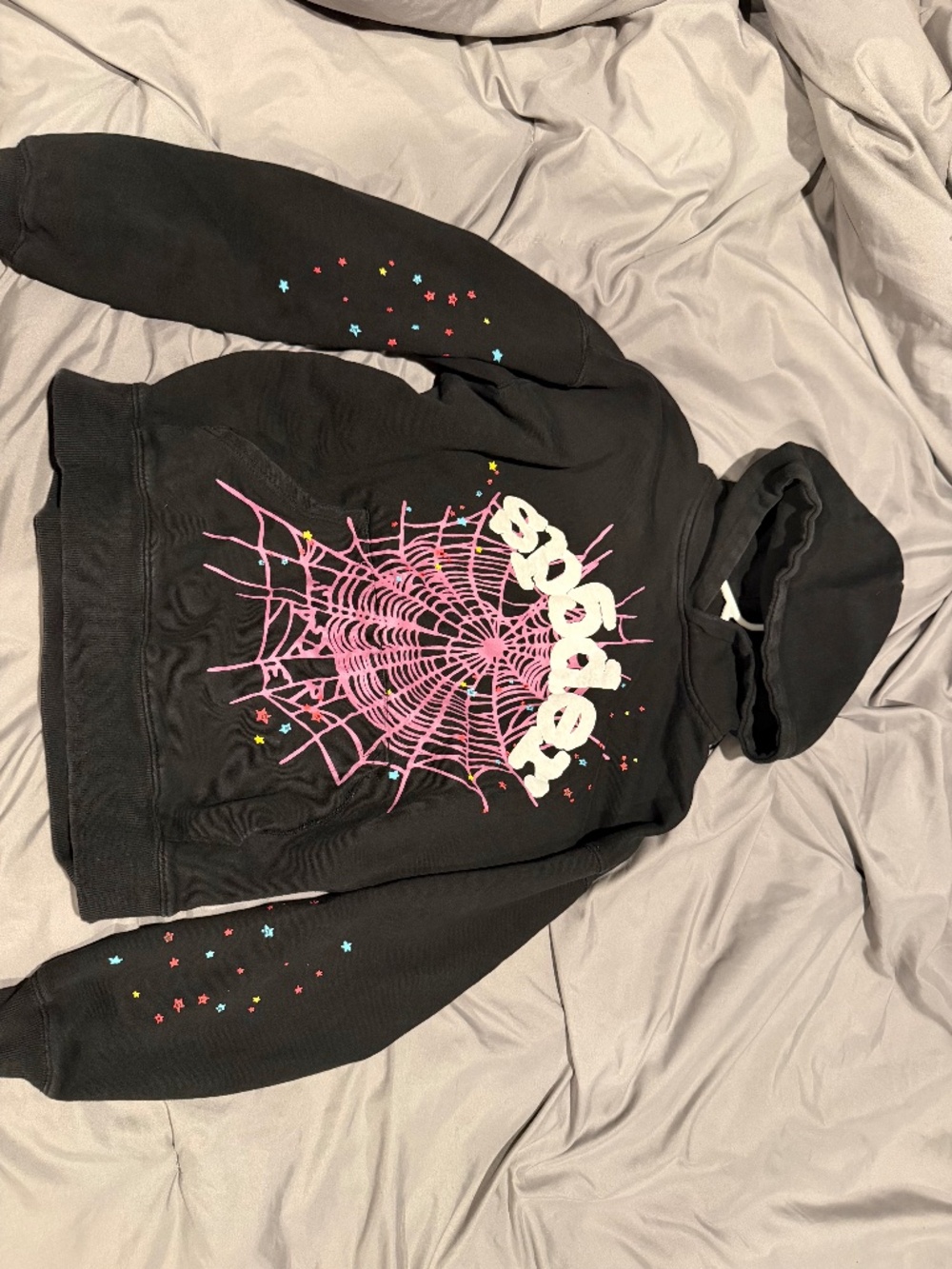 Black Spider Hoodie Small